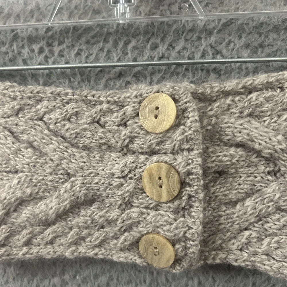 Aran Woollen Mills Head Band Womens Cable Knit Super Soft Merino Made In Ireland